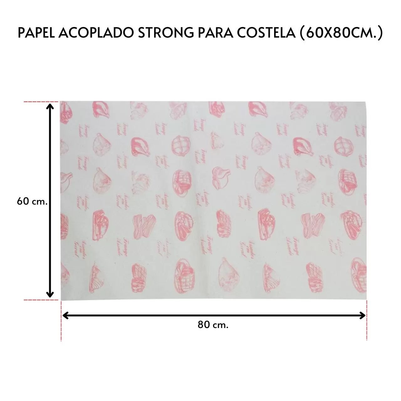 Papel Acoplado P Costela 60x80 Fd