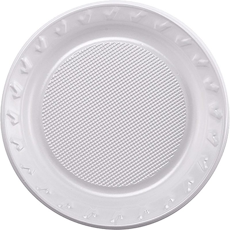 Prato Descartavel 15cm Branco Para Bolo 10 Unidades Vitalform